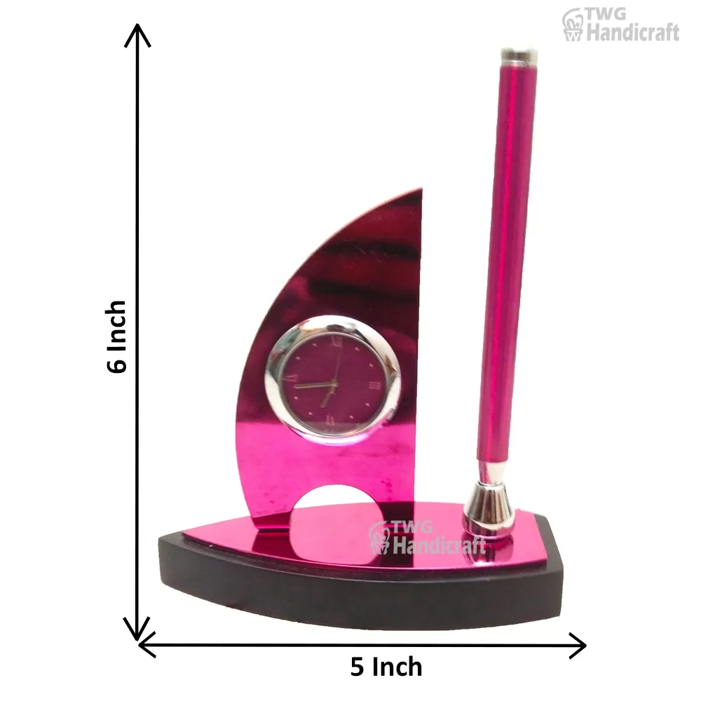 Single Pen Stand with Clock 6 Inch - 28X0041P000XHET