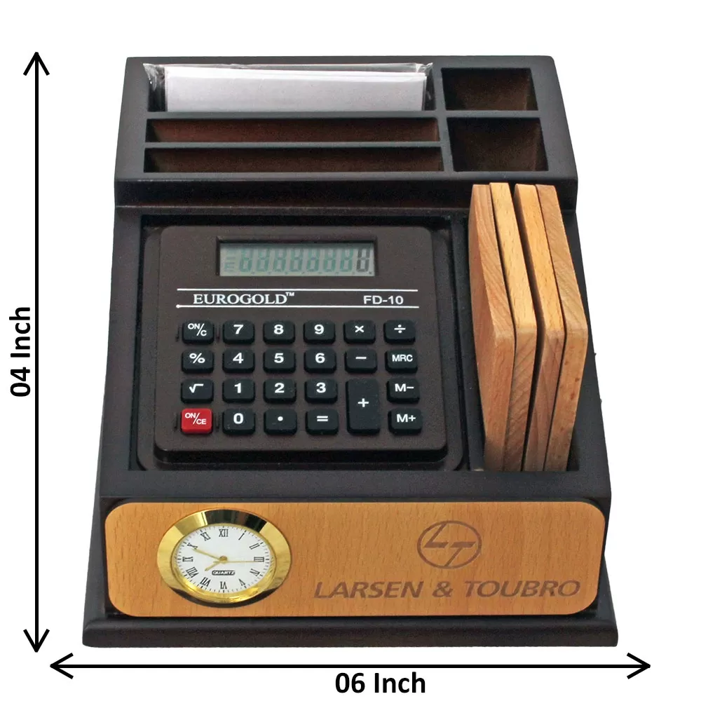 Wooden Pen Stand 4 Inch - 35X0223A000XEIS